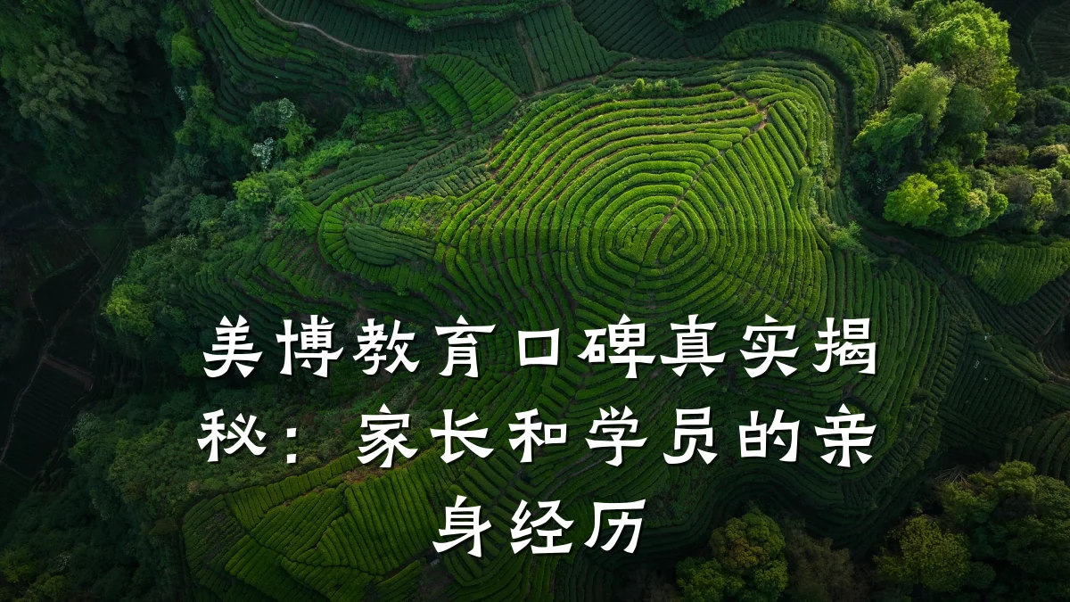 美博教育口碑真实揭秘:家长和学员的亲身经历
